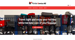Desktop Screenshot of porterservice.no