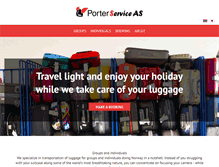 Tablet Screenshot of porterservice.no